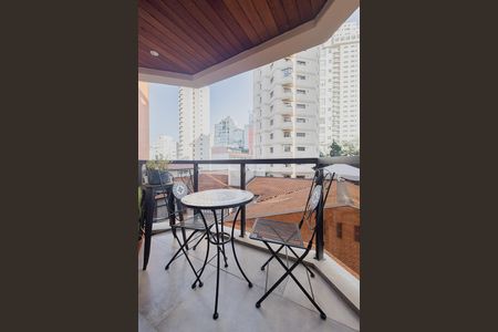 Varanda da Sala de apartamento para alugar com 1 quarto, 36m² em Jardim Paulista, São Paulo