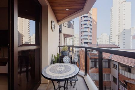 Varanda da Sala de apartamento para alugar com 1 quarto, 36m² em Jardim Paulista, São Paulo