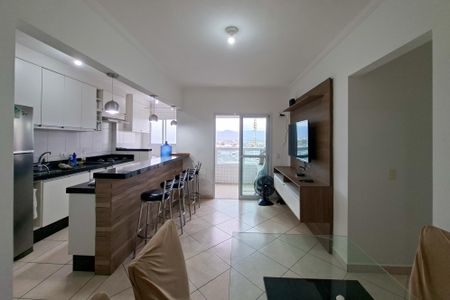 Sala de apartamento para alugar com 2 quartos, 72m² em Aviação, Praia Grande