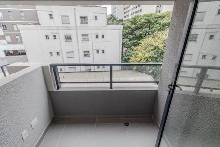 Studio à venda com 25m², 1 quarto e sem vagaVaranda