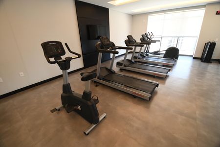 Área comum - Academia de apartamento para alugar com 1 quarto, 40m² em Cambuí, Campinas