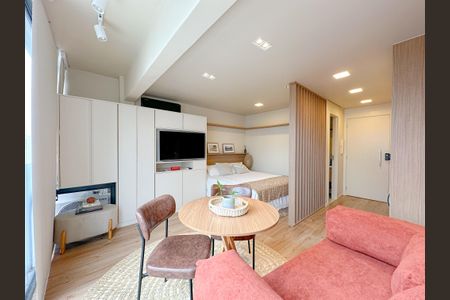 Studio à venda com 27m², 1 quarto e sem vaga Studio à venda com 27m², 1 quarto e sem vagaStudio