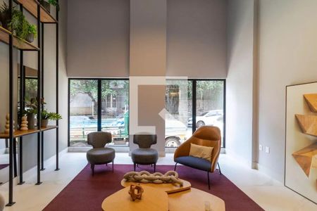 Studio à venda com 27m², 1 quarto e sem vaga Studio à venda com 27m², 1 quarto e sem vagaHall