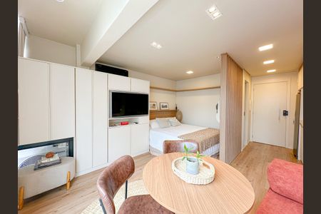 Studio à venda com 27m², 1 quarto e sem vaga Studio à venda com 27m², 1 quarto e sem vagaStudio