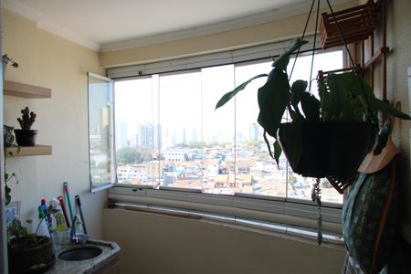 Varanda da Sala de apartamento à venda com 3 quartos, 76m² em Vila Progresso, Guarulhos