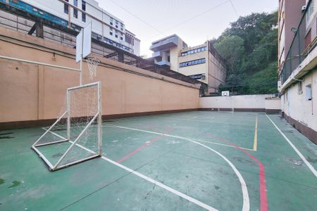 Área Comum - Quadra de apartamento à venda com 1 quarto, 30m² em Laranjeiras, Rio de Janeiro
