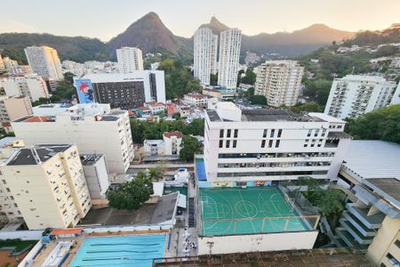 Vista do Quarto de apartamento à venda com 1 quarto, 30m² em Laranjeiras, Rio de Janeiro