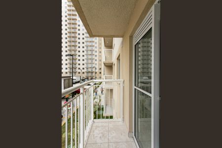 Varanda do Quarto de apartamento para alugar com 1 quarto, 27m² em Penha de França, São Paulo