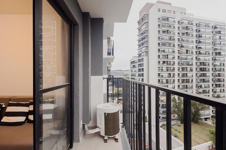 Apartamento à venda com 27m², 1 quarto e sem vagaVaranda