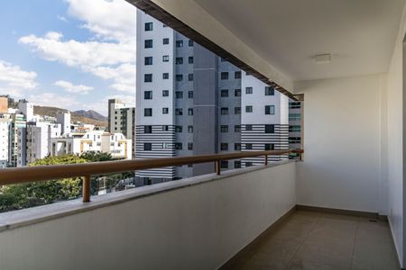 Varanda da Sala 1 de apartamento à venda com 4 quartos, 206m² em Buritis, Belo Horizonte