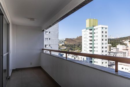 Varanda da Sala 1 de apartamento à venda com 4 quartos, 206m² em Buritis, Belo Horizonte