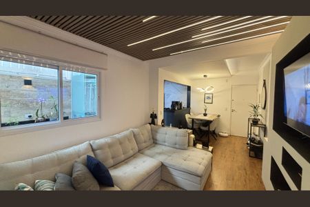 Sala de apartamento à venda com 2 quartos, 70m² em Jardim Bela Vista, Santo André