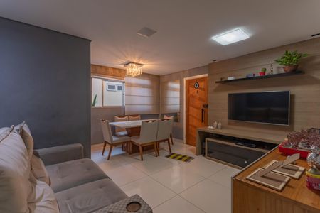 Sala de apartamento à venda com 3 quartos, 178m² em Paquetá, Belo Horizonte