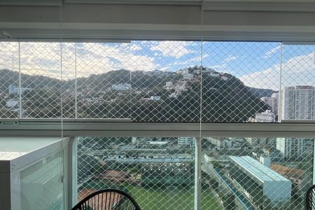 Varanda da Sala de apartamento para alugar com 2 quartos, 66m² em José Menino, Santos