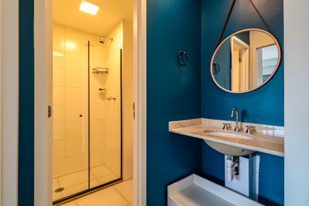 Apartamento à venda com 36m², 1 quarto e 1 vaga Apartamento à venda com 36m², 1 quarto e 1 vagaBanheiro