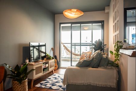 Sala de apartamento à venda com 2 quartos, 67m² em Vila Clementino, São Paulo