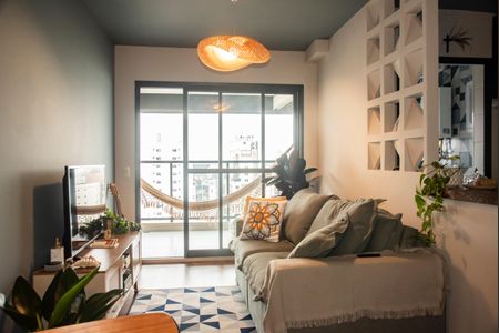 Sala de apartamento à venda com 2 quartos, 67m² em Vila Clementino, São Paulo