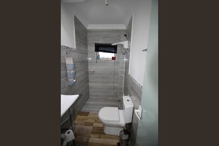 Casa de condomínio para alugar com 750m², 3 quartos e sem vagaBanheiro da Suíte 1