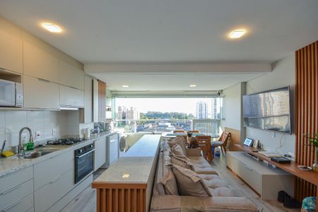 Sala/Cozinha de apartamento à venda com 2 quartos, 59m² em Socorro, São Paulo