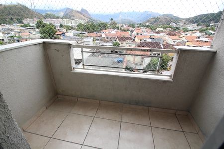 Varanda da Sala de apartamento à venda com 3 quartos, 60m² em Taquara, Rio de Janeiro