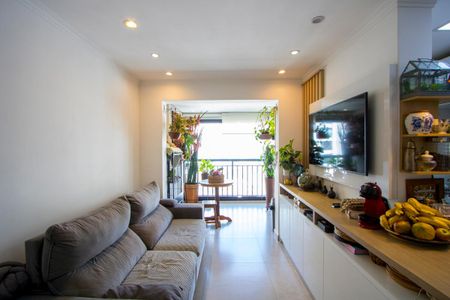 Sala de apartamento à venda com 3 quartos, 70m² em Campestre, Santo André