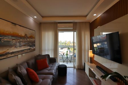 Sala de apartamento à venda com 3 quartos, 90m² em Jardim do Mar, São Bernardo do Campo