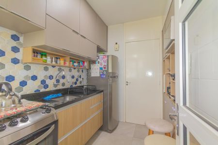 Apartamento à venda com 64m², 2 quartos e 1 vagaCozinha e Área de Serviço