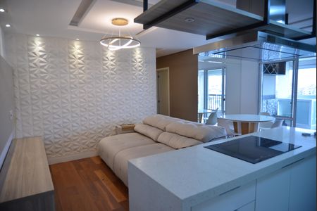 Sala de apartamento à venda com 3 quartos, 85m² em Vila Curuçá, Santo André