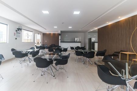 Apartamento para alugar com 42m², 2 quartos e 1 vagaÁrea comum - Salão de festas