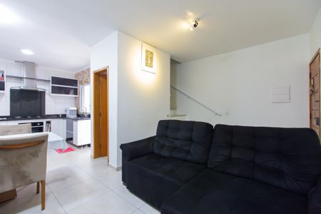 Casa de condomínio à venda com 120m², 3 quartos e 2 vagasSala