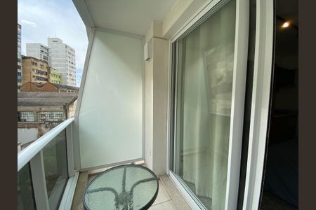 Varanda de kitnet/studio à venda com 1 quarto, 31m² em Centro Histórico de São Paulo, São Paulo