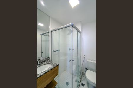 Banheiro Social de kitnet/studio à venda com 1 quarto, 19m² em Brás, São Paulo