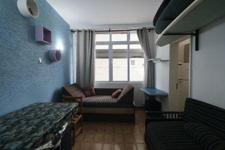 Sala de apartamento para alugar com 1 quarto, 45m² em Centro, Guarujá