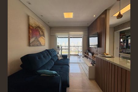 Sala de apartamento à venda com 3 quartos, 89m² em Campestre, Santo André