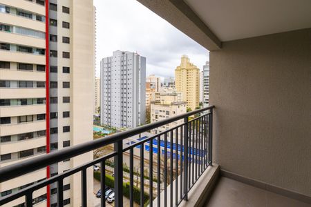 Varanda de kitnet/studio à venda com 1 quarto, 23m² em Cidade Monções, São Paulo