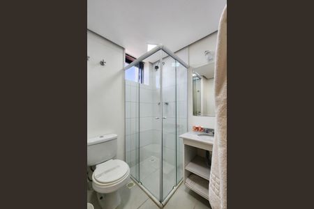 Banheiro de apartamento à venda com 1 quarto, 45m² em Centro, São Bernardo do Campo