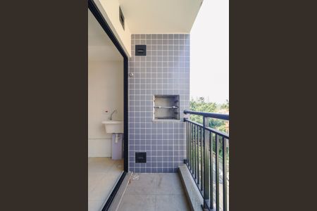 Varanda da Sala de apartamento à venda com 2 quartos, 56m² em Jardim Parque Morumbi, São Paulo