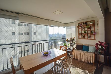 Varanda gourmet de apartamento à venda com 2 quartos, 81m² em Independência, São Bernardo do Campo