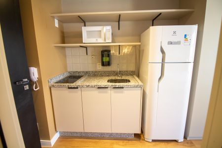 Studio para alugar com 26m², 1 quarto e sem vaga Studio para alugar com 26m², 1 quarto e sem vagaCozinha