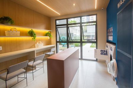 Studio para alugar com 39m², 1 quarto e sem vagaLavanderia