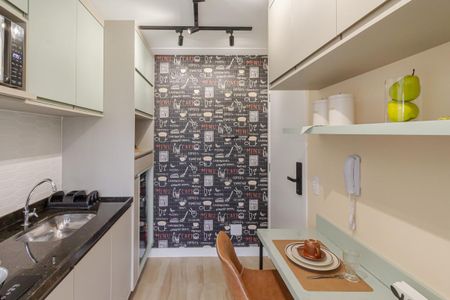 Studio para alugar com 21m², 1 quarto e sem vagaCozinha