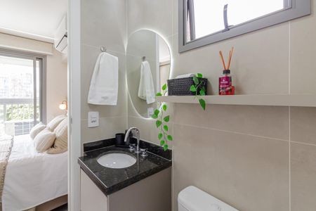 Studio para alugar com 21m², 1 quarto e sem vagaBanheiro Social