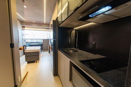 Studio à venda com 26m², 1 quarto e sem vagaCozinha