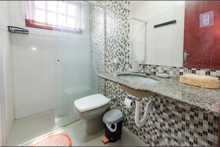 Banheiro de kitnet/studio para alugar com 1 quarto, 20m² em Padre Eustáquio, Belo Horizonte