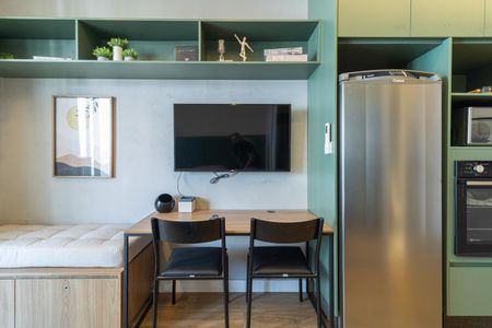 Studio à venda com 27m², 1 quarto e sem vagaStudio