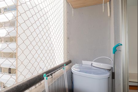 Varanda da Sala de apartamento à venda com 1 quarto, 30m² em Bela Vista, São Paulo