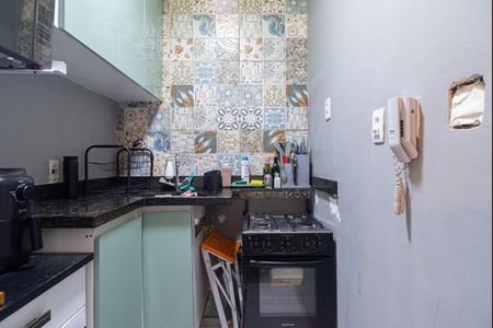 Cozinha de apartamento à venda com 1 quarto, 30m² em Bela Vista, São Paulo