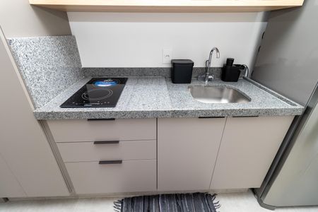 Studio à venda com 26m², 1 quarto e sem vagaCozinha