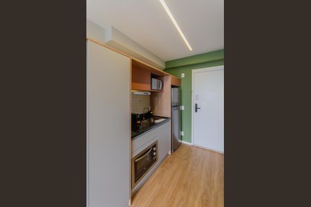 Cozinha de kitnet/studio para alugar com 1 quarto, 25m² em Vila Mariana, São Paulo