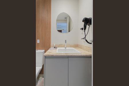 Studio para alugar com 25m², 1 quarto e sem vaga Studio para alugar com 25m², 1 quarto e sem vagaBanheiro